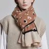 Scarves AOPU pure wool scarf ladi winter versatile shawl thick warm knit bib tassel knitted scarv