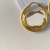 Women Circle Proste kolczyki kolczyki dla kobiet projektantki Kolczyki marki złoto ucha luksusowy kolczyki