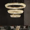 Hangende lampen led leidingbare licht kristallen plafond kroonluchters voor woonkamer slaapkamer keuken hangende ophanging luminaire