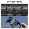 Óculos de ar ao ar livre kapvoe pochromic cyclromic sunglasses de sol Óculos de bicicleta de bicicleta MTB Bike Protection Glasses à prova de vento UV400 221019