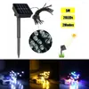 Snaren waterdichte 5m zonne -led string lights outdoor verlichting decoratie licht 2 modi 20leds voor kersttuin vakantie