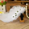 Trasportini per gatti 448B Velo da sposa per cani con clip in metallo Copricapo per cuccioli carino Costume da sposa Accessori per toelettatura animali domestici per cani di piccola taglia