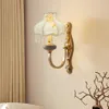 Lampenabdeckungen Schatten E27 Europ￤ischer Vintage hochwertiger Stoffkunst Perlen Lampenschatten Schlafzimmer Abdeckung Tisch Wandlampenschreibthades3030