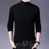 Herrtröjor 6 färger Autumn Winter Men's Turtleneck tröja 2021 Ny mode avslappnad tjock varm varm kvalitet pullover ribbad tröja T221019