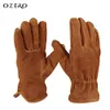 Ski Gloves OZERO Work Heat Cowhide Winter Warm Motorcycle Snowboard Outdoor Sport Bike Skiing Cycling guantes moto L221017