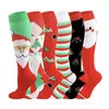 Sports Socks Unisex Christmas Stockings Casual Compression Long Stretch Outdoor Funny Elastic Calf Sport WearingZi