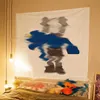 Tapestries Noordig modemerk POPULAIRE SESAME STREET Hangende stoffen slaapkamer woonkamer achtergrondkamer decoratie internet rode foto achtergronden doek