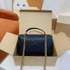 portemonnees voor vrouwen crossebody tas dames designer handtassen luxe klassieke handtassen ketting ritssluiting v hechting messenger portemonnee 221017