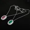 Pendant Necklaces Amorita Boutique Zircon Necklace Anniversary Wedding Bridal