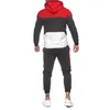 Männer Trainingsanzüge Männer Outfit Set 2022 Herbst Winter männer Sport Anzug Mode Fitness Farbe Passenden Casual Zwei Stück