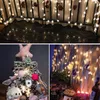弦楽クリスマスイヤーのガーランド40PCS LEDライトストリングフェアリーパーティーデコストリートフェストゥーの屋外防水ホリデー照明