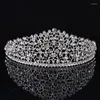 Headpieces Bridal Alloy Diamond Crown Large Rhinestone Wedding Dress Accessories Jewelry Hair