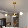 Lampes suspendues LED nordiques lumières créatives salon chambre décor à la maison lampe suspendue éclairage intérieur luminaires accessoire de cuisine