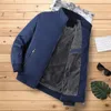 Men's Jackets MANTLCONX Winter Thick Stand Collar Parka Men Coats Casual Warm Fleece Cotton Mens Male Clothing 4XL 5XL 221020