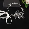 Headpieces HP65 Handmade Slik Flower Pearl Wreath Headbands Ribbon Beauty Bridal Floral Garlands Wedding Women Hair Accessories