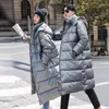 Dames Trench Coats Fashion Winter 2022 Women's Koreaanse versie van de lange paar modellen voor mannen en vrouwen Warm Cotton Casual Coat