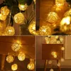 Cordes en bois fée chaîne lumières vigne LED maison guirlande décorations arbre de noël fournitures de fête de mariage