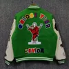 High Street Embroidered Coats Men's Women's Cotton Baseball Jacket