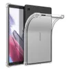 Tablet PC-Hüllen Taschen Stoßfestes Silikon für Samsung Galaxy Tab A7 Lite 8.7 SM-T220 SM-T225 Flexible klare transparente Rückseite W0427