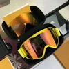 Ilivi monogram piasek dowód na zewnątrz sport narciarski okulary gogle narciarskie czarne soczewki przełączalne do wspinaczki na rdzeniu robotniczym snowboard oczu