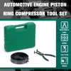 14pcs pistone Rring strumento di smontaggio pistone anello compressori automobile motore pistone anello compressore cilindro installatore pinza PQY-SLW05
