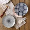 Tablice japońskie nordyckie kreatywne nowoczesne proste podkładek kolorowy ceramiczny zastawa stołowa domowa 8-calowa 8-calowa mączka w zachodnim posiłku przekąska płaska talerz