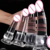 Beauty Items 2022 Dildo Voor Vrouwen Gladde Transparante Enorme Anale Plug Met Zuignap Homo Prostaat Massager Adult sexy Toys vrouwen