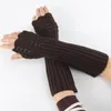 Knee Pads Autumn Winter Knitted Half-finger Fingerless Gloves Touch-screen Warm Full-finger Pratical Mulitstyles