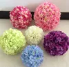 Party Decoration 11 Inch Artificial Hydrangea Flower Ball Pincushion Wedding Kissing Supermarket Deoration Hangings FB009