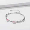 Nieuwe modearmband schattige kat poot sieraden mooie 925 sterling zilveren armbanden eenvoudige persoonlijkheid zoete bangle 02020