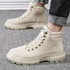 Botas para hombre Walker Hi Tops Botas de combate High Topfor Sneakers Altura creciente Zapatos de trabajo para hombres Diseñador para las mejores marcas Tennis Air