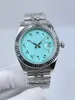 MENS TWATES AAA AUTOMATISK Rörelse Mekanisk klocka Rostfritt stålfodral med Sapphire Crystal Designer Luxury Wristwatch Ice Out241E