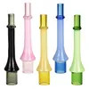 Coloré Fumer Verre Épais Fusée Style Pipes Portable Sec Herbe Tabac Porte-Cigarette Portable Catcher Taster Bat One Hitter Digger Tube DHL