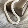 O colar tem 45cm de tamanho 2-3mm. Presente para mulheres joias naturais de ￡gua doce p￩rolas s￣o lindas e generosas