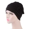 Bérets 2022 femmes doux confortable chimio casquette et sommeil Turban chapeau doublure pour Cancer perte de cheveux coton chapeaux tête enveloppement accessoires