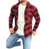 Hommes chemises décontractées hommes mode Plaid imprimer hommes veste manteau 2023 printemps cordon sweat à capuche Cardigan automne à manches longues