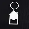 House Shaped Bottle Opener Keychain Personalized Wedding Gifts Souvenirs Birthday Christmas for Guests Wholesale RRA35