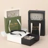 Jewelry Box Portable Drawer Paper Boxes Ring Earrings Necklace Gift Packaging Box Storage Handle Bags