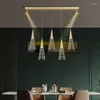 Lampes suspendues salle à manger cuisine lustre LED projecteur fer lampe industrielle Style nordique porche vers le bas décor à la maison lumières éclairage