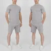 Tracksuits voor heren 2022 Multi-colour heren tweedelig set Zomer korte mouw Shorts Pak Sport Casual Solid Color Fashion Mens Joggers