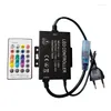 Streifen AC220V LED-Streifen RGB-Beleuchtung 60LEDs/m mit Musik-Controller AC110V Fexible Weiß Bluetooth