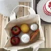 Borsa da pranzo in stile college borsa da bento borsa da studente in tela stile casual giapponese e coreano
