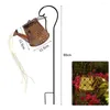 Solar LED Watering Can Lamp Garden Decoration Outdoor Ornaments For Yard Patio Fairy Light String Decorative Lights