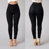 Women's Jeans YRRETY Slim Pencil Pants For Women Skinny High Waist Blue Denim Stretch Black Green Wine Red White Yellow Zipper Bottom