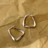 Boucles d'oreilles créoles 2022 coréen métal rond pour les femmes mode mignon or argent couleur Punk charme boucle d'oreille minimaliste bijoux Brincos