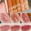 Lip Gloss Rosa Claro Espelho Água Esmalte Transparente À Prova D 'Água Brilhante Líquido Batom Tint Vermelho Maquiagem Coreana