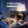 E27 Lampa LED Dimmable 16 milionów kolorów RGB żarówka LED Magic Spot Lighting 9w 10 W inteligentne lampy sterowania żarówki Dekoracja domu