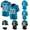 Maillots de football hommes personnalisés Christian McCaffrey Brian Burns Yetur Gross-Matos Marquis Haynes Derrick Brown Phil Hoskins Matthew Ioannidis Marquan McCall