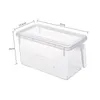 Garrafas de armazenamento 6pcs Caixa de refrigerador de recipientes de alimentos com 3pcs Organizador de sutiã de roupas íntimas