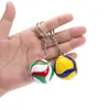 Mode Leder Volleyball Schlüsselbund Mini PVC Volleyball Schlüsselbund Tasche Auto Schlüsselbund Schlüssel Spielzeug Halter Ring Für Männer Frauen